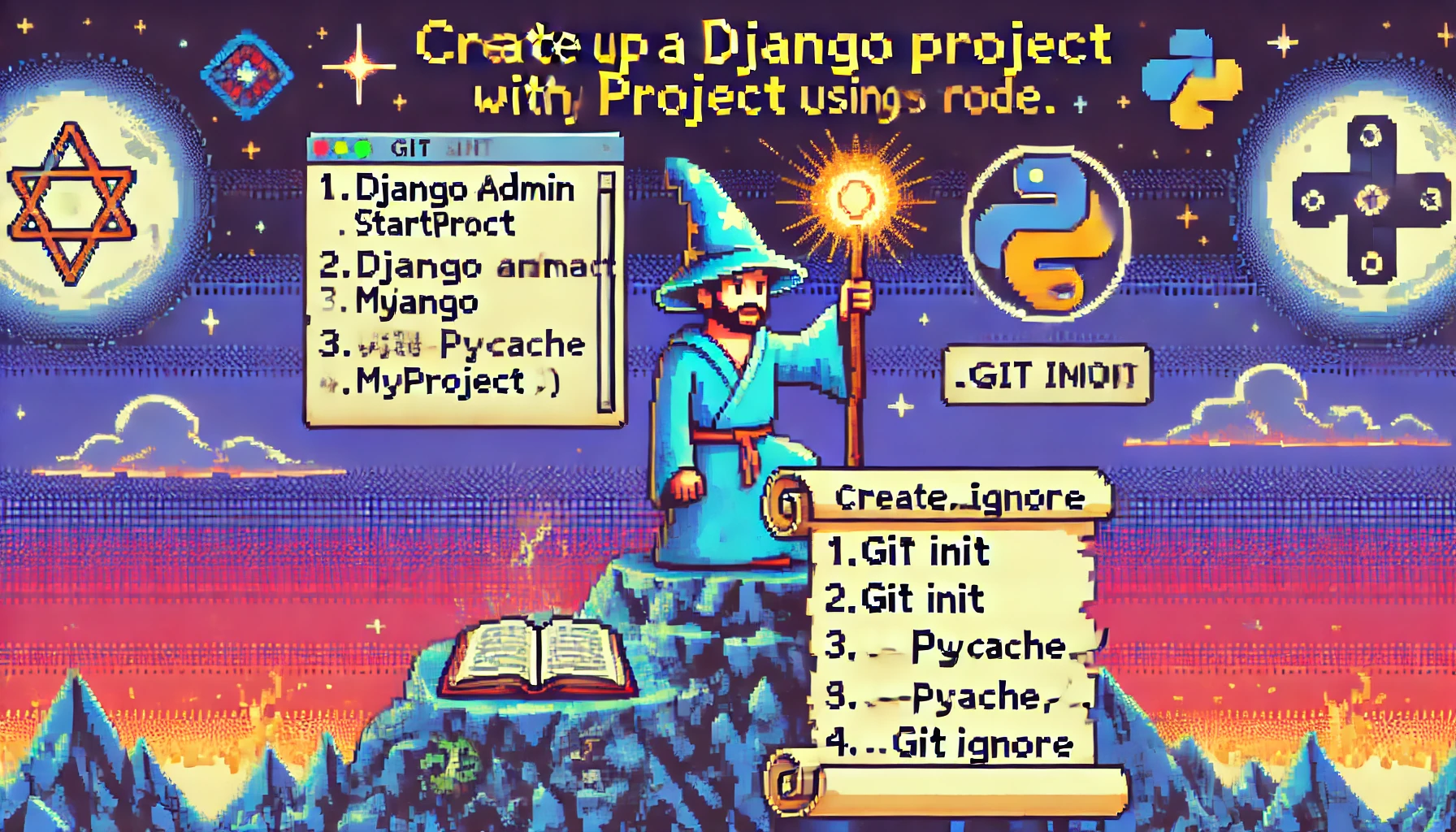 Setting Up Django and Git: A Magical Beginner's Guide